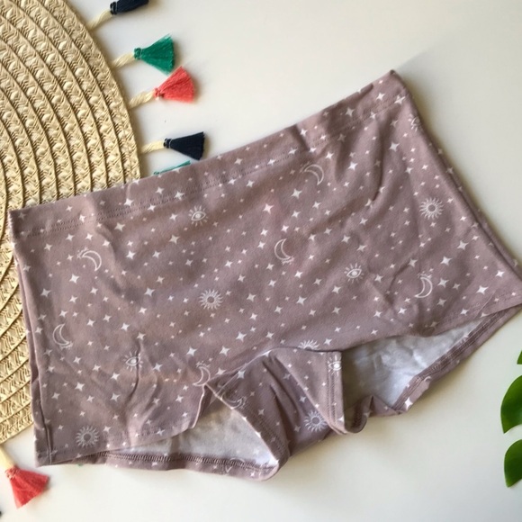 Victoria’s Secret PINK Shortie Panty Lilac Constellation Small NEW - Picture 2 of 3